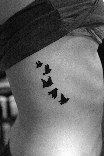 I wont let you close enough to hurt me.: Black Bird Tattoos