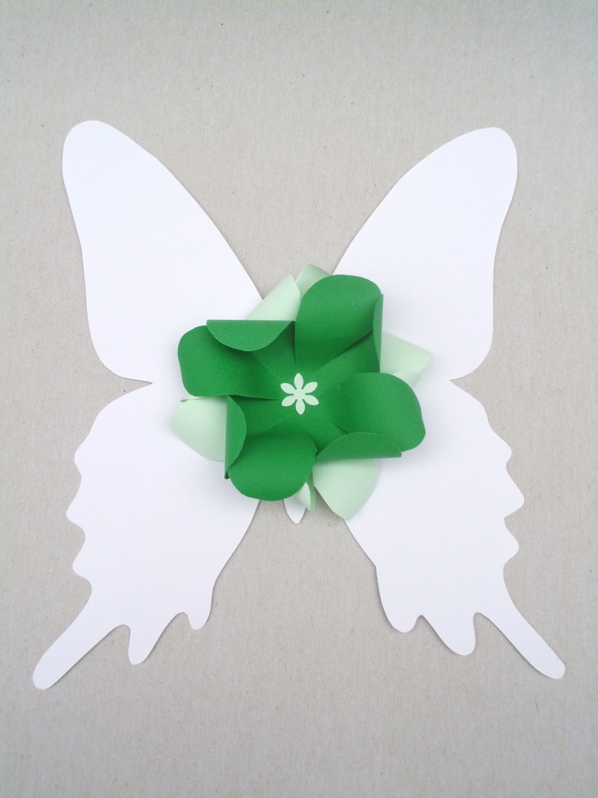 Handmade PaperHeaven Large paper butterflies / Fluturi mari din carton
