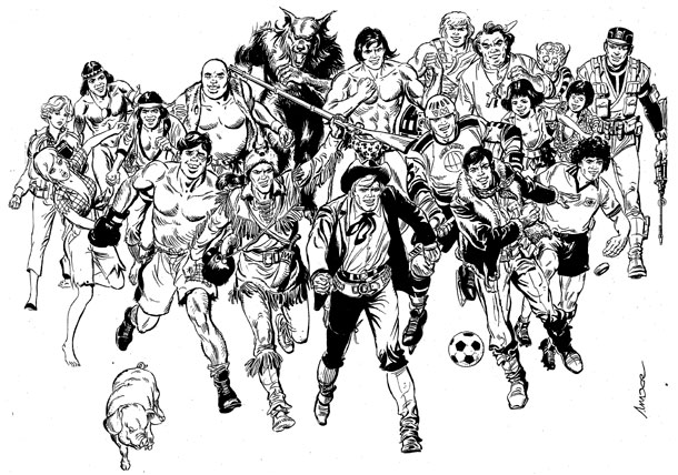 Aquellos inolvidables tebeos... Obras de Amador García Cabrera EAGZA