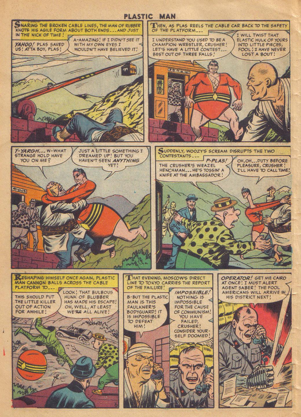 Read online Plastic Man (1943) comic -  Issue #50 - 8