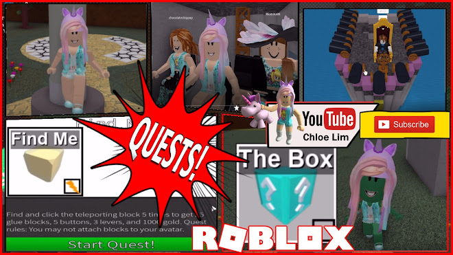 Chloe Tuber Roblox Build A Boat For Treasure Gameplay Quests Tried Out 3 Quest And Completed 1 Quest