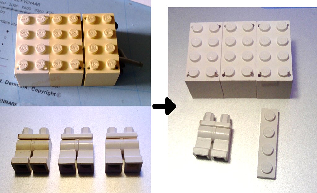 Dr. Lex' Blog Undoing yellowing on ABS plastic like LEGO® bricks and