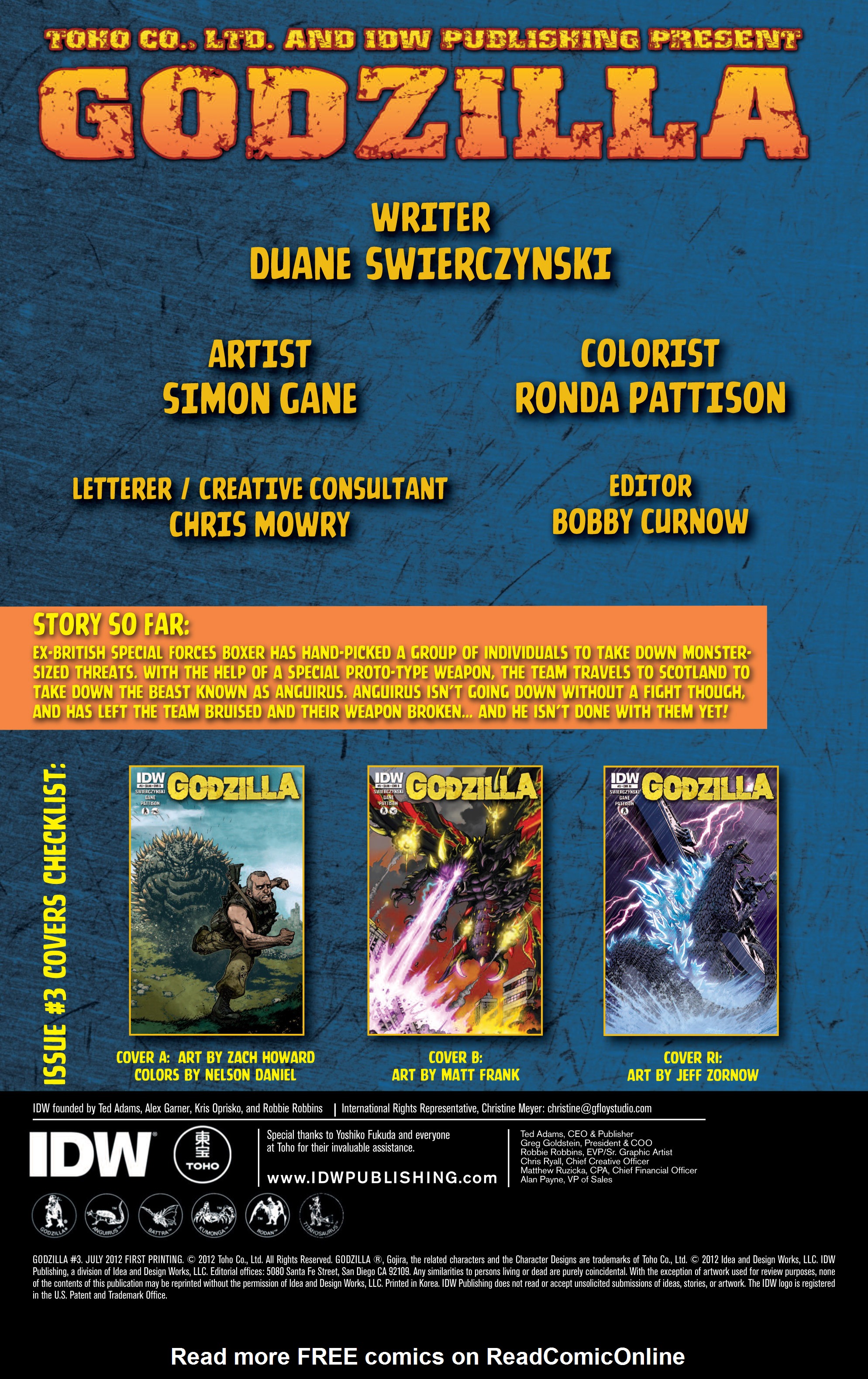 Read online Godzilla (2012) comic -  Issue #3 - 2