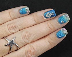 nail designs beach summer sea nails inspired try blingy textured beachy copycatclaws specifically discuss link items fashionsy