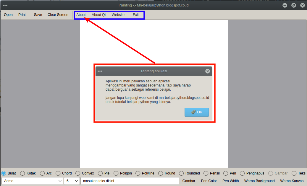 Membuat aplikasi dengan Python ~ Belajar Python