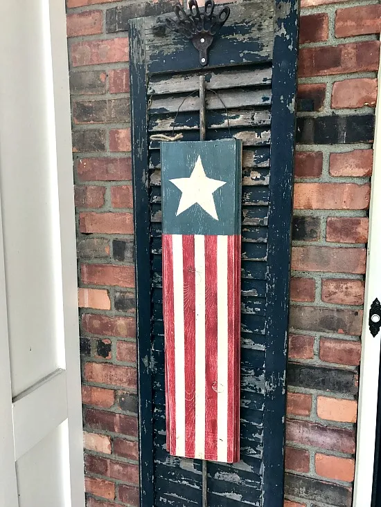 american flag wooden diy project