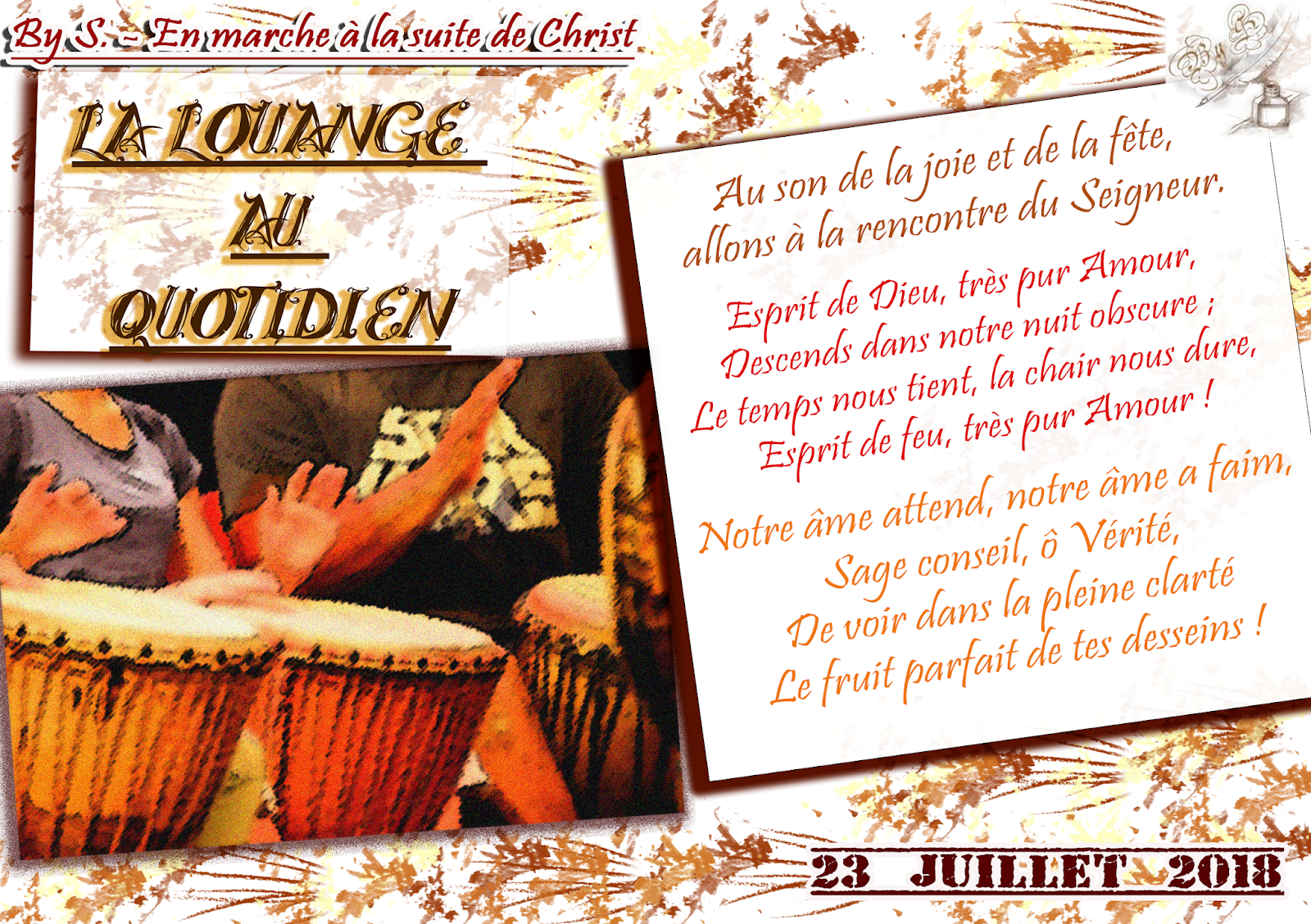 Mon âme exalte le Seigneur (LAQ Lundi 23 Juillet 2018) By S. En marche à la suite de Christ Mon âme exalte le Seigneur (LAQ Lundi 23 Juillet 2018) By S. En marche à la suite de Christ