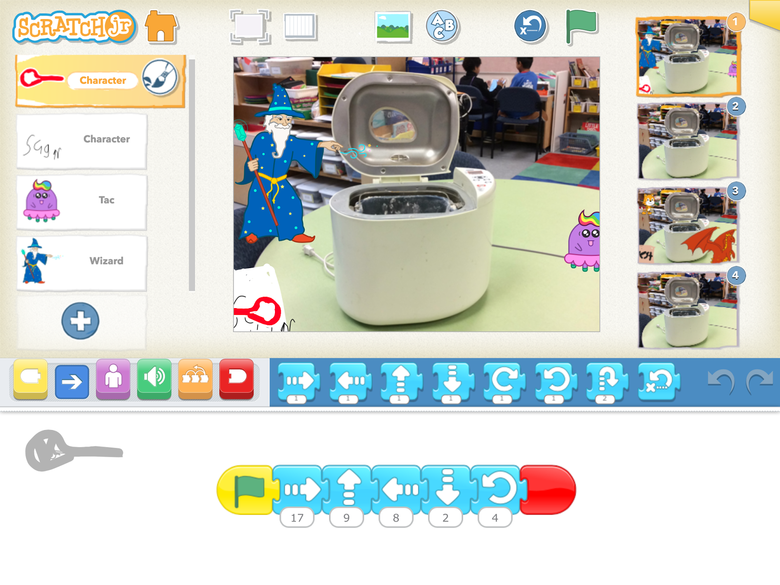 Learning and Sharing with Ms. Lirenman: Using Scratch Jr to Code How to
