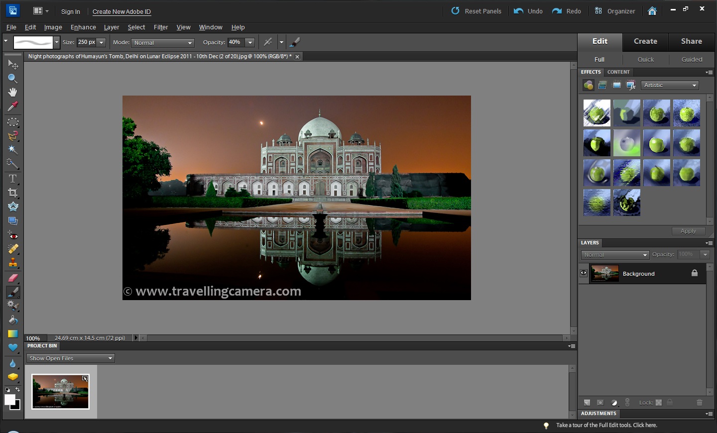 Smart sharpening in Adobe Elements Be Aware of what exactly