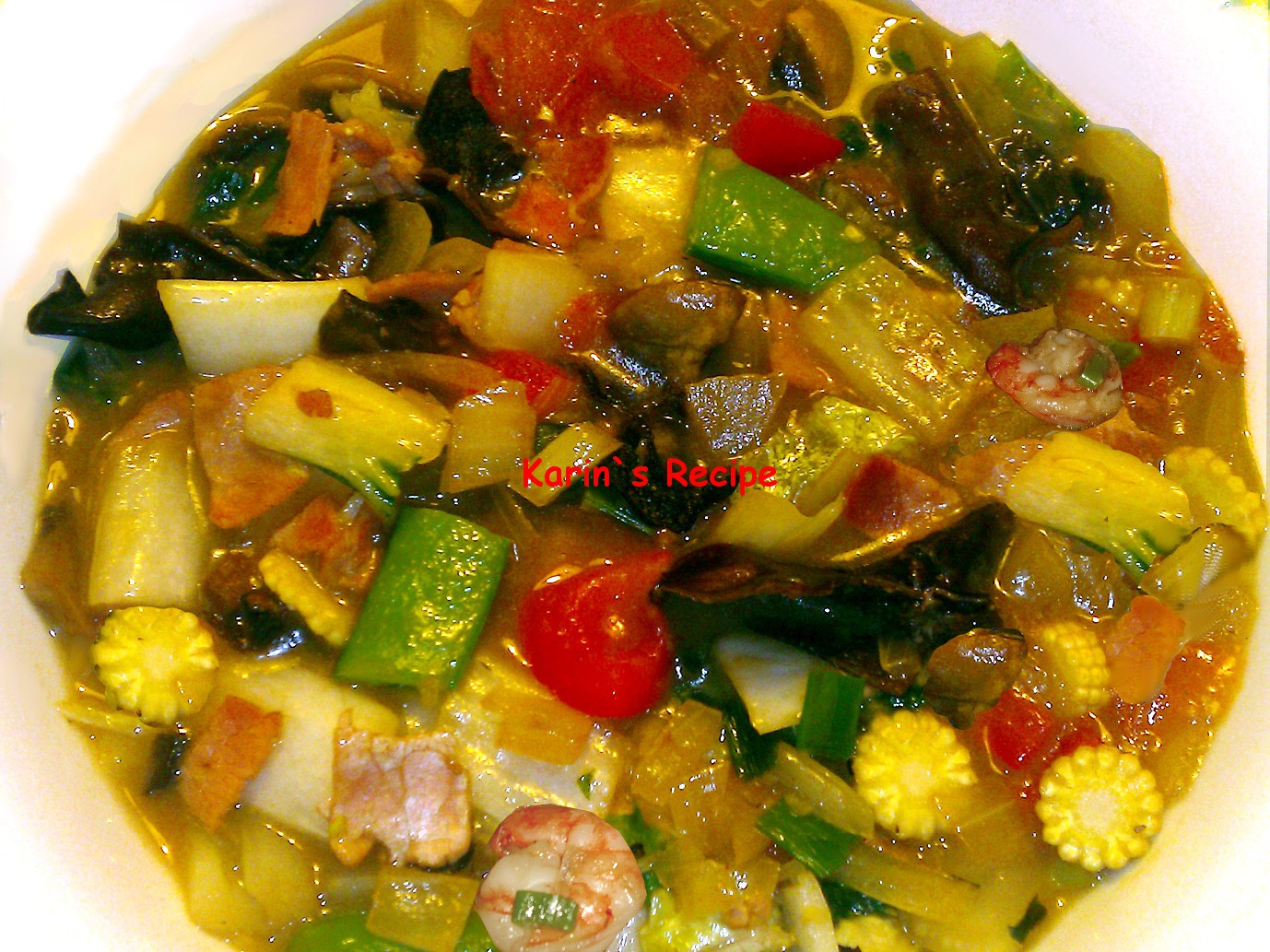 Karin's Recipe Cap Cay Goreng (Fried Chop Suey)