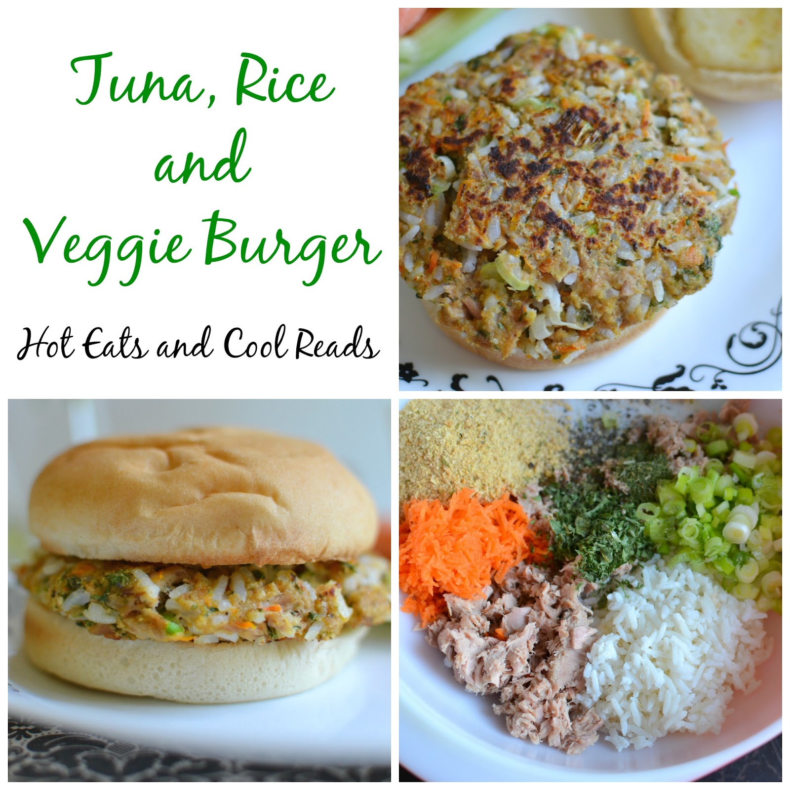 Tuna, Rice and Veggie Burger Recipe