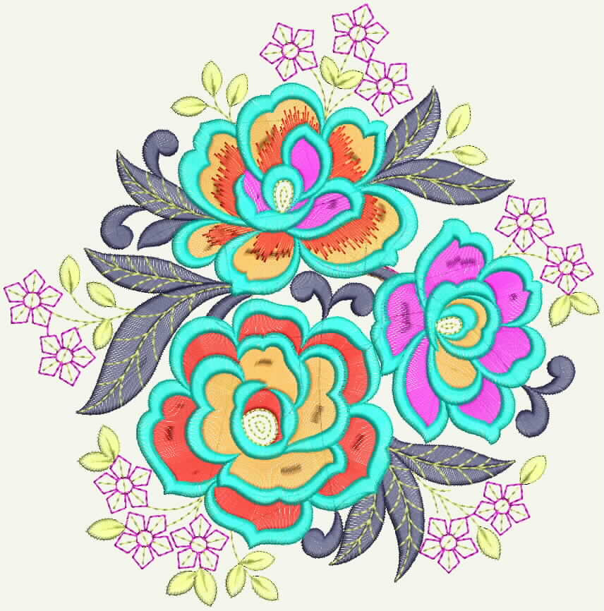 Embdesigntube 3D Patchwork Embroidery Designs