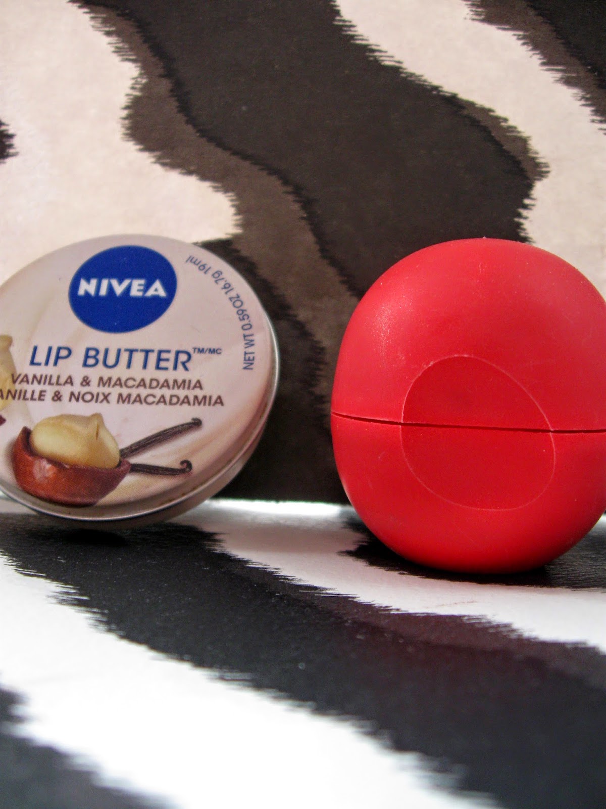 my little world Nivea Lip Butter vs. Eos