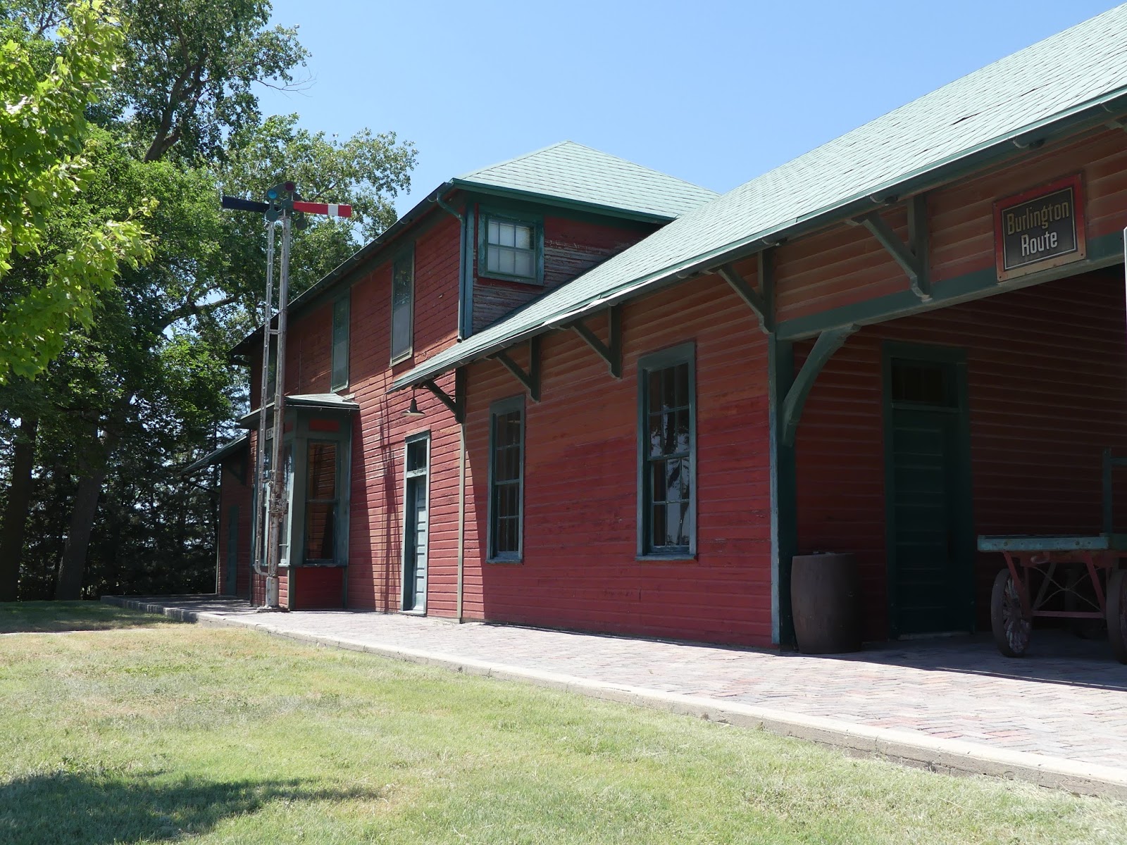 Making A Living As A Writer In the Burlington depot, Red Cloud