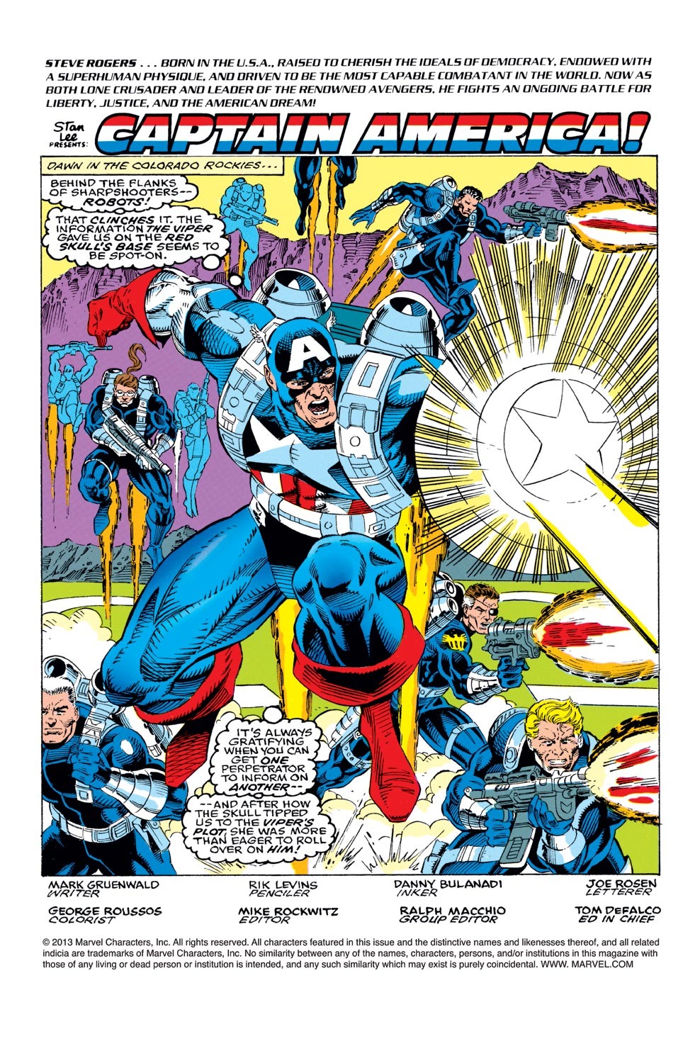 Read online Captain America (1968) comic -  Issue #420 - 2