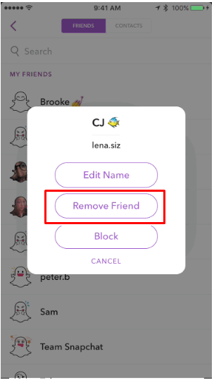How To Remove or Block friends on Snapchat - Snapchat Tricks - The