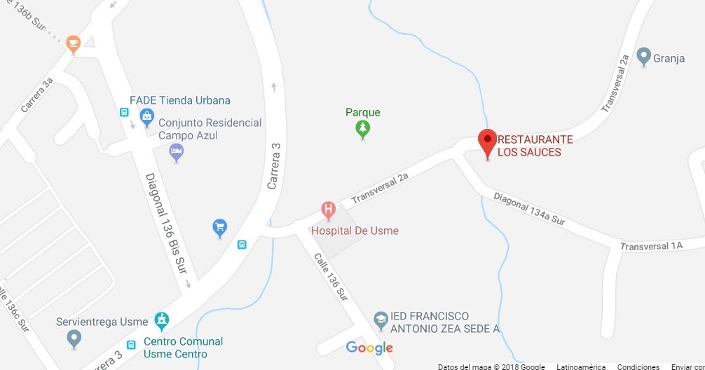 RESTAURANTE LOS SAUCES COMO LLEGAR