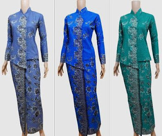 Kemeja batik untuk kerja pramugari lengan panjang Kemeja batik untuk kerja pramugari lengan panjang