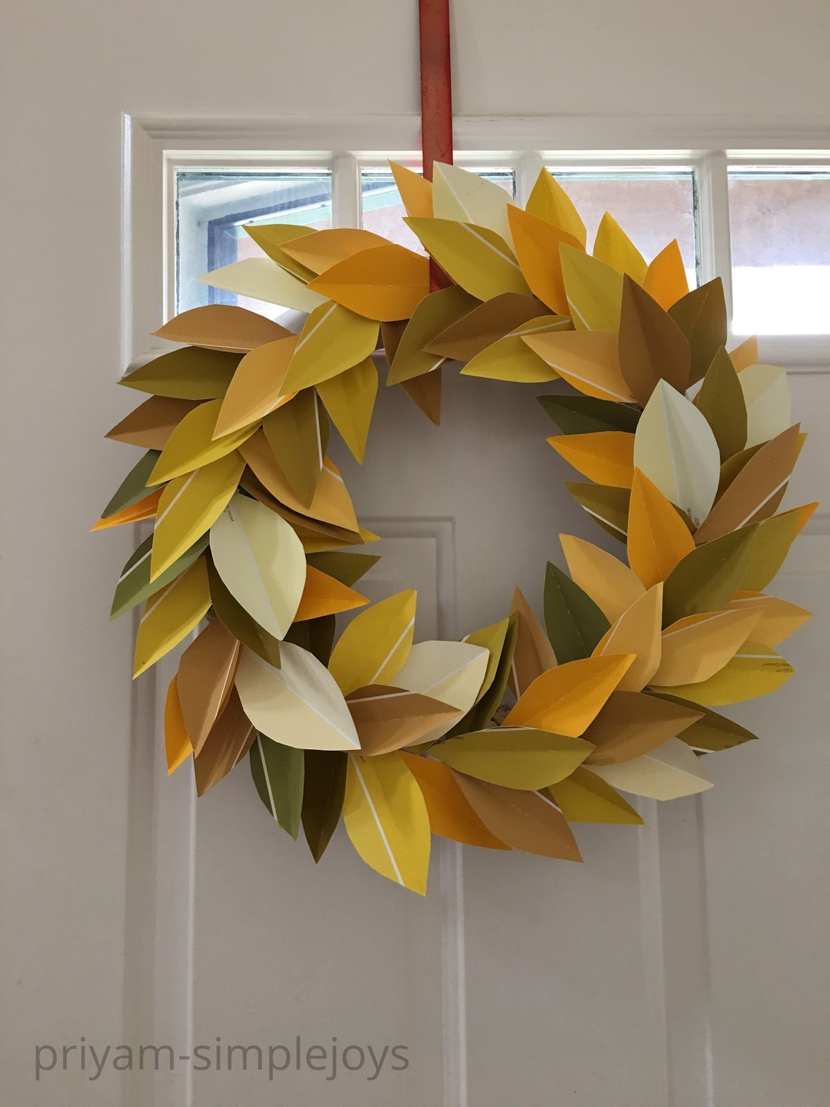 Simplejoys Paint Chip Wreath