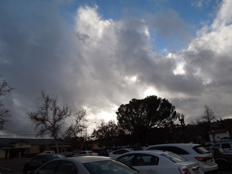 Just the Sky: Cloudy Sky  from Paso Robles Library Parking Lot, © B. Radisavljevic