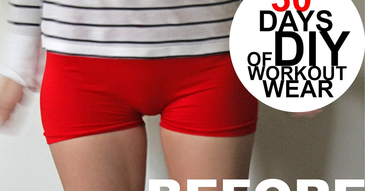 Grosgrain 30 Days of Workout Wear Day 9 Shortie Shorts Ride Up Remedy