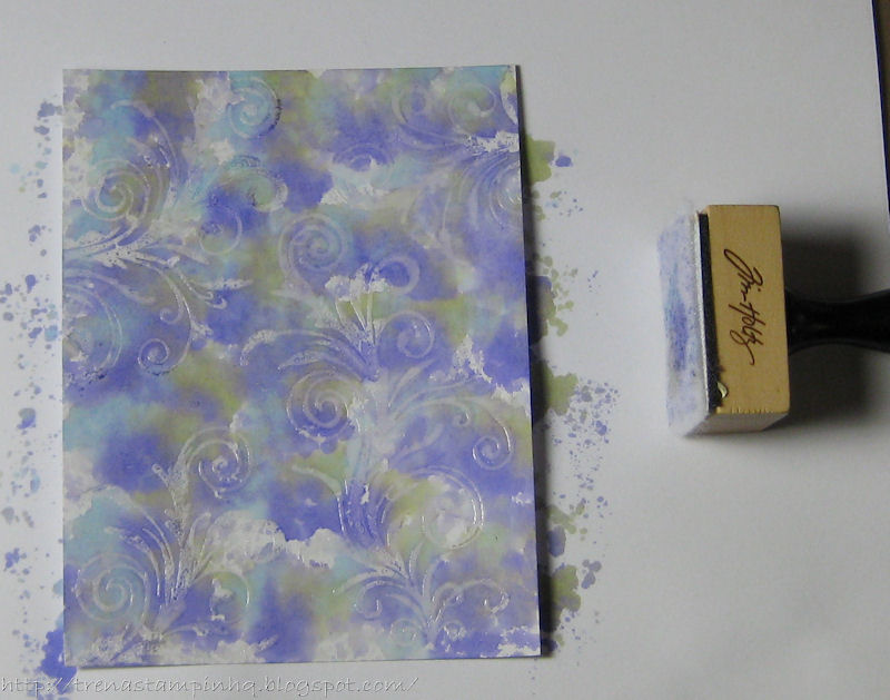 Trena's Stampin' Headquarters: Batik Technique with Spectrum Noir Ink ...