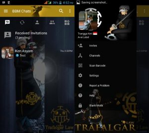 BBM MOD Tema Trafalgar Law v3.3.0.16 APK Versi Terbaru BBM MOD Tema Trafalgar Law v3.3.0.16 APK Versi Terbaru