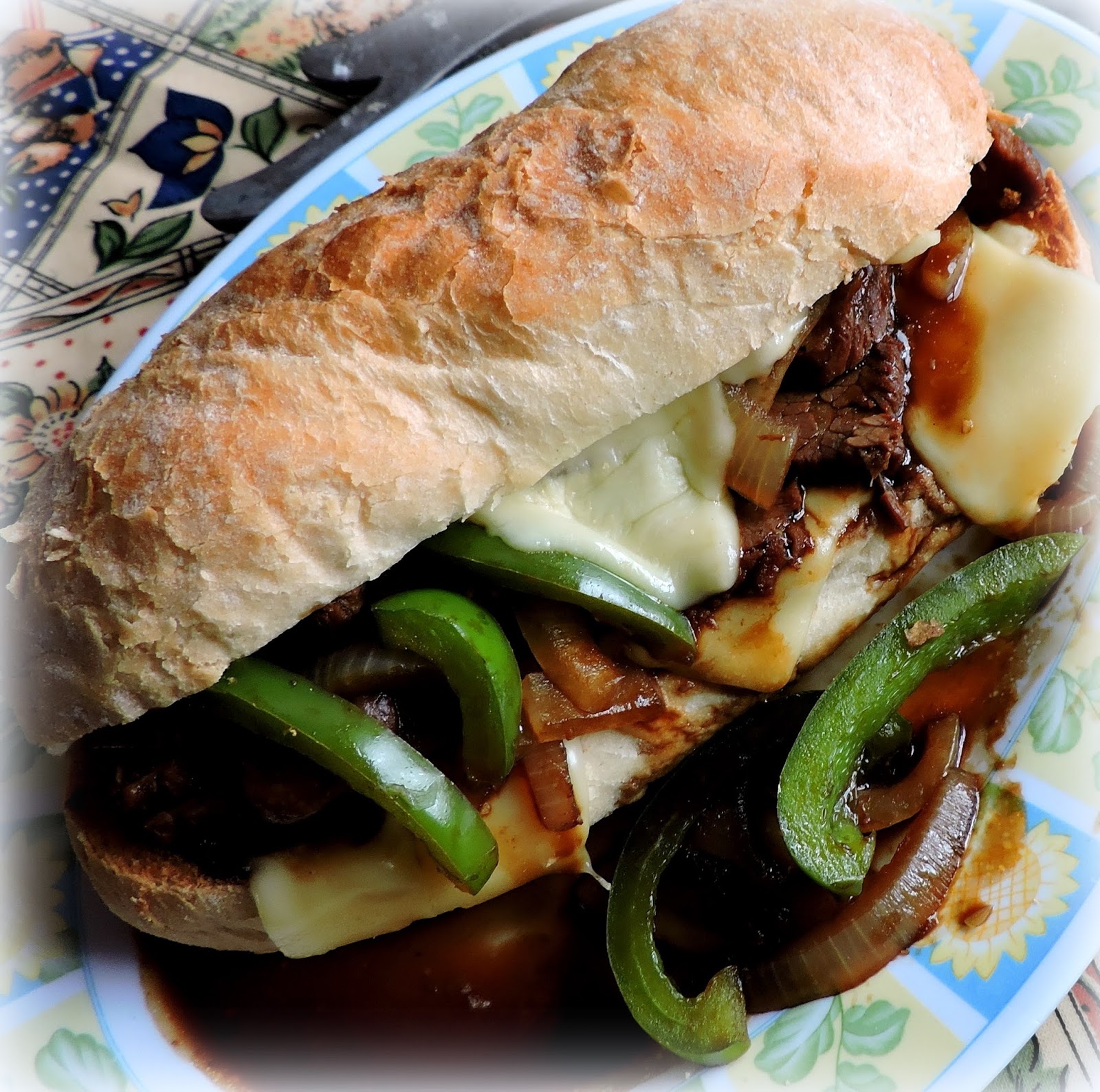 The English Kitchen Quick & Easy Cheese Steak Sandwiches