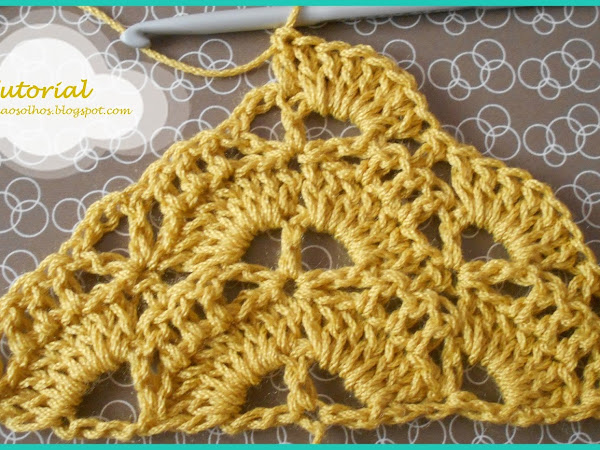 tutorial # ponto dos Xailes de Verão