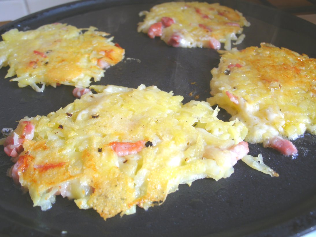 bunter-kochloeffel: Rösti mit Speck und Käse