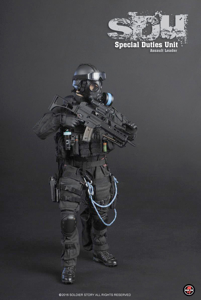 Black Utility Belt Set 1//6 scale toy Hong Kong Police SDU