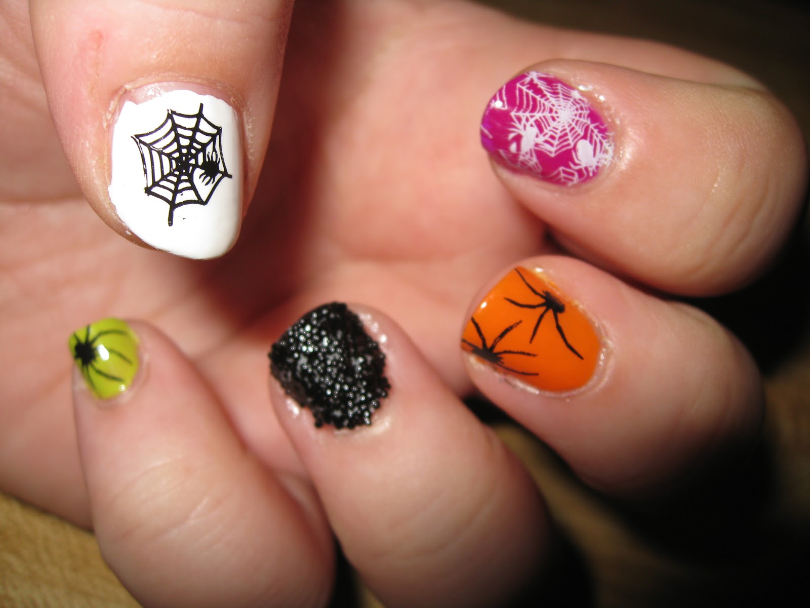6. Simple Halloween Nail Art Designs for Kids - wide 5