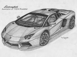 lamborghini drawing aventador drawings reventon lambo lp drawn rc paintingvalley april finished