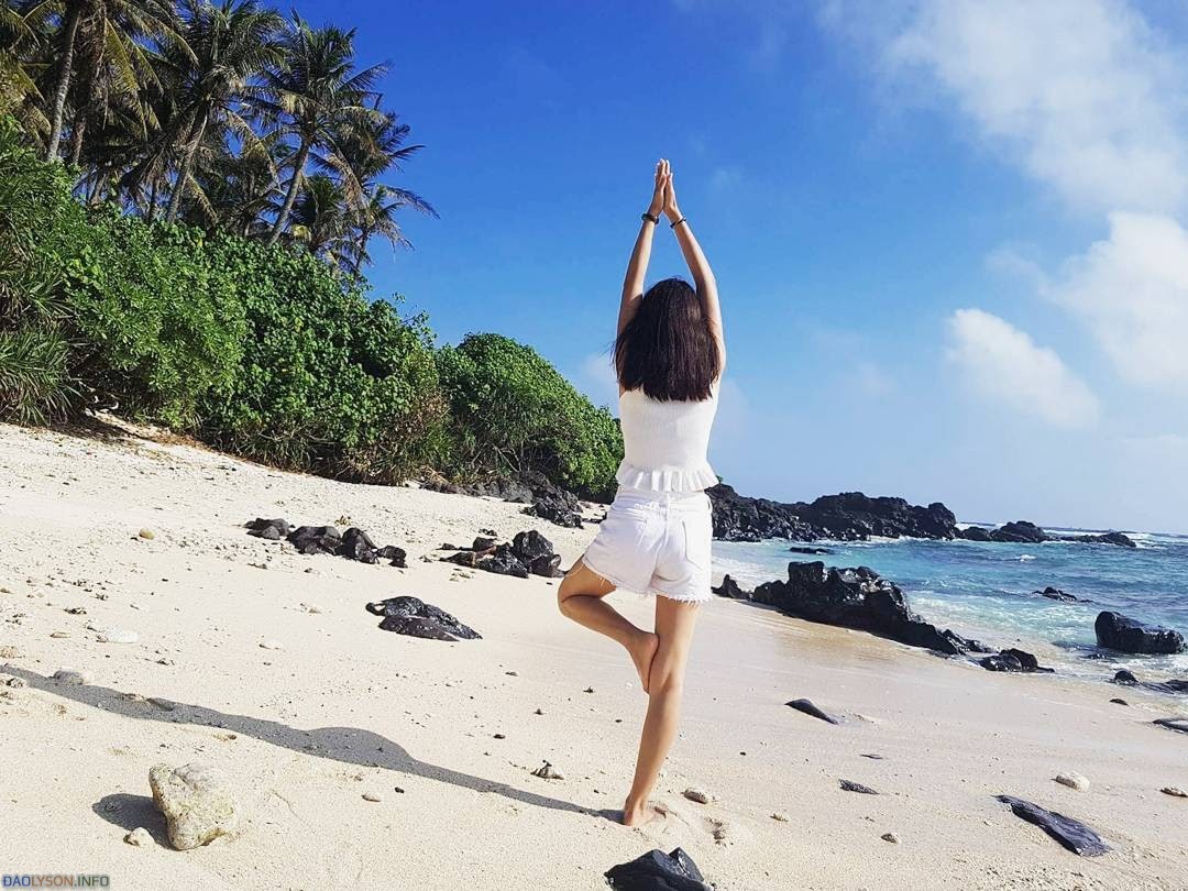 Trào lưu chụp ảnh tập Yoga khi đi du lịch Lý Sơn | Phượt Đảo Lý ...