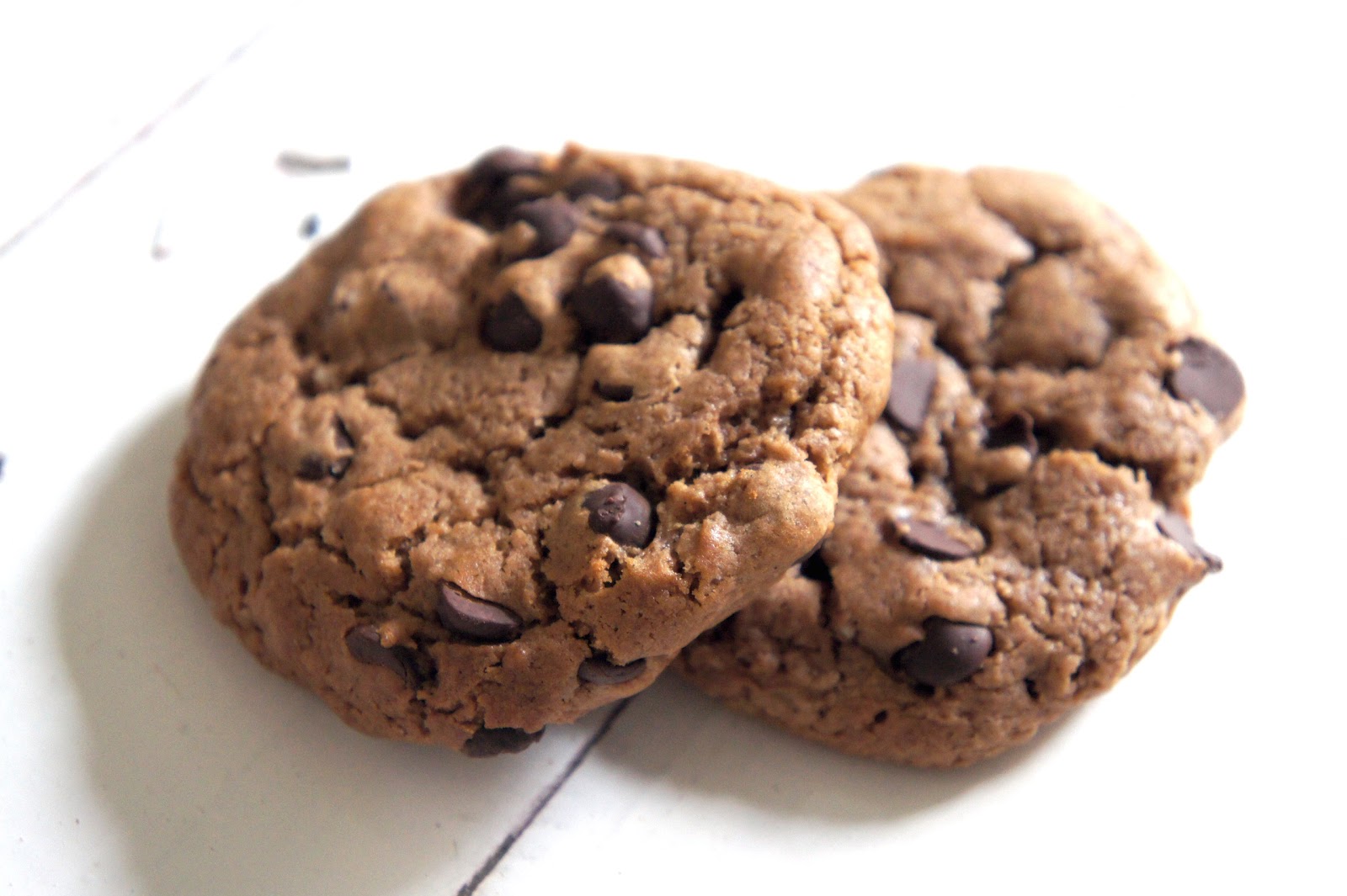 trossets de cuina: Chocolate chocolate chip cookies i posta de sol