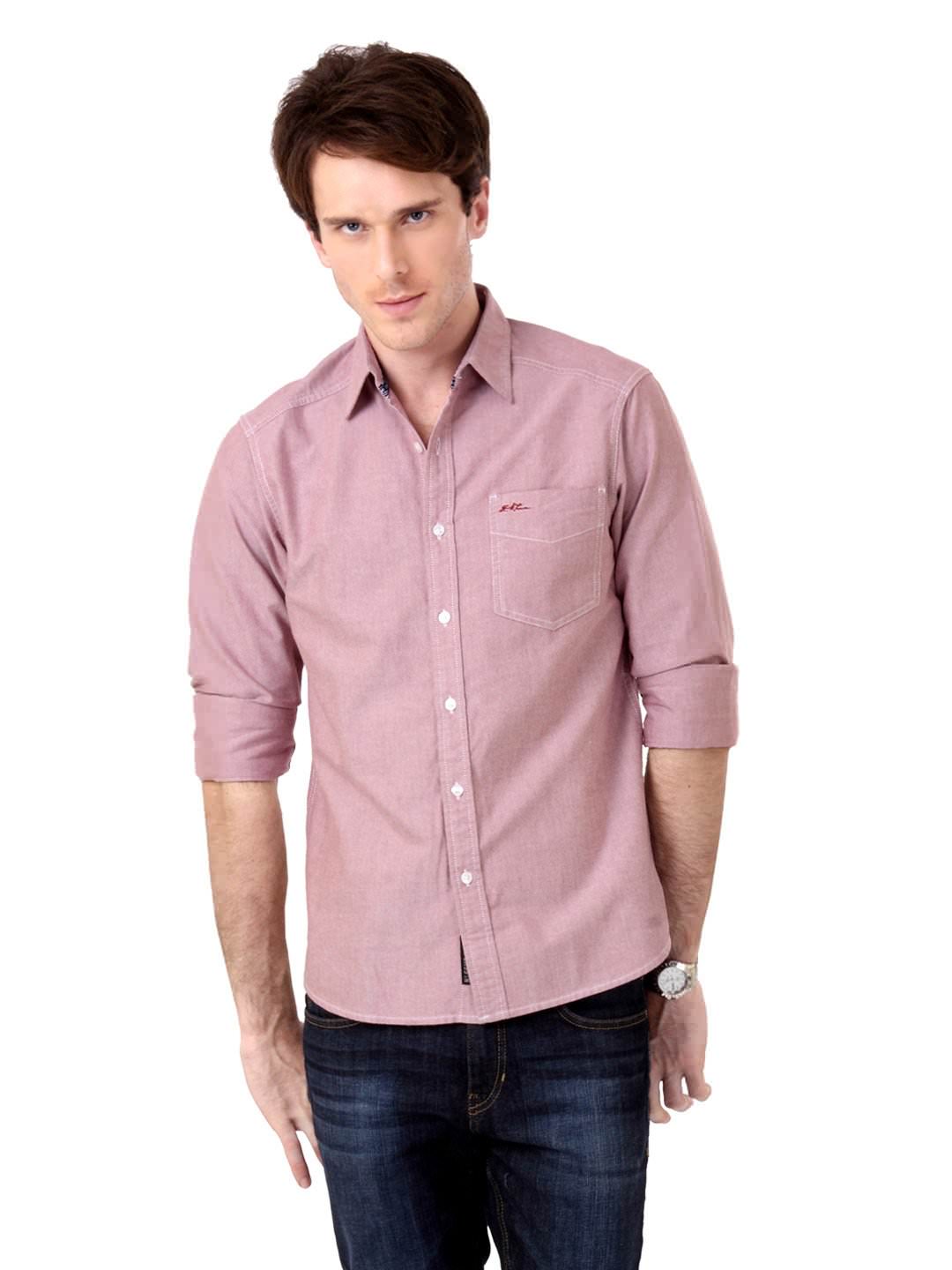 pink shirt dress mens