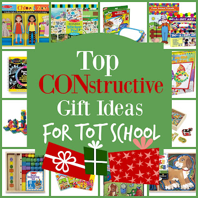 Top CONstructive Gift Ideas for Tot School {When you just need a little sanity in your day}