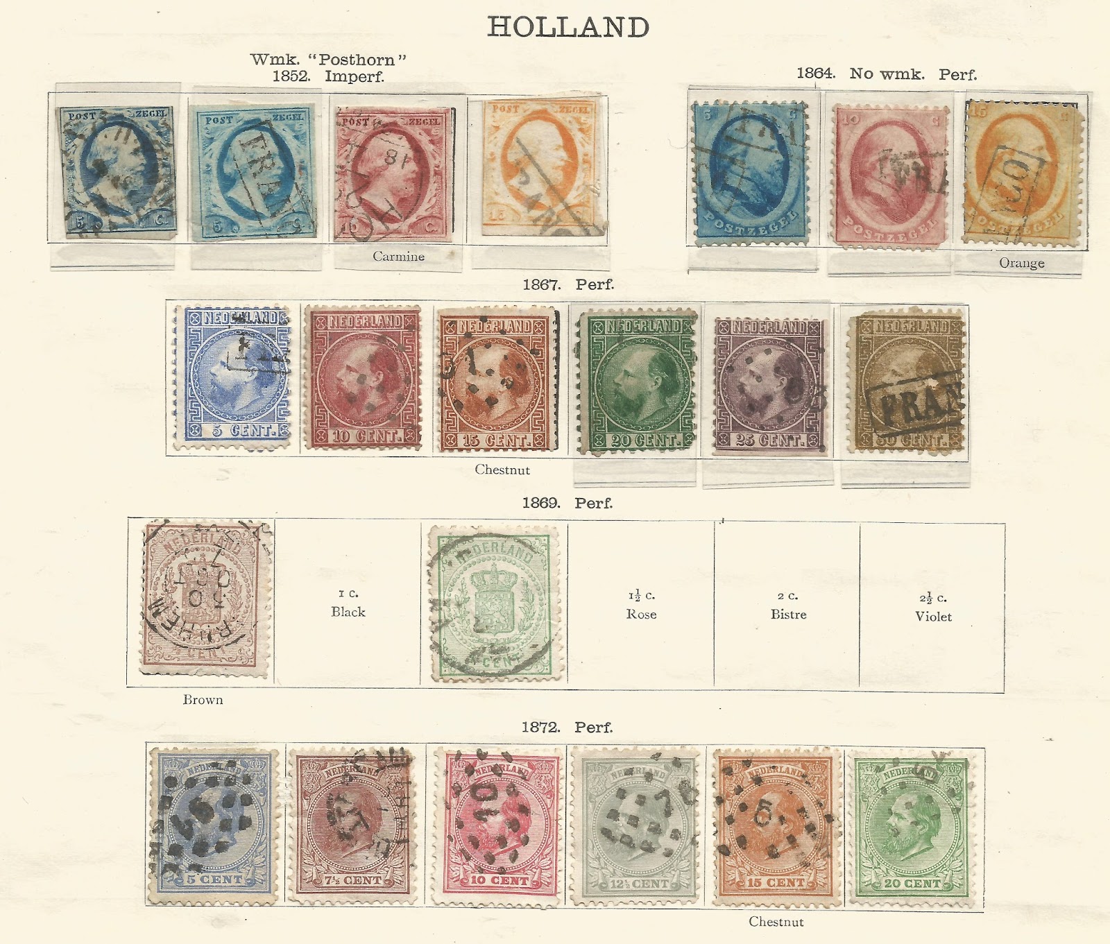 MYLA PHILATELY Netherlands Classic Stamps