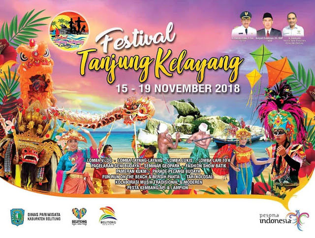 Festival Tanjung Kelayang 2018 - Belitong 15-19 November 2018