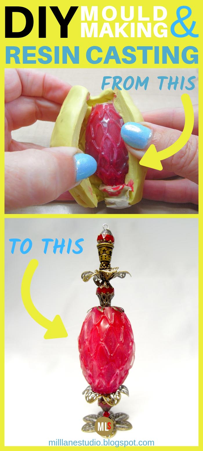 How to Make Faux Egyptian Glass Perfume Bottles from Resin Mill Lane