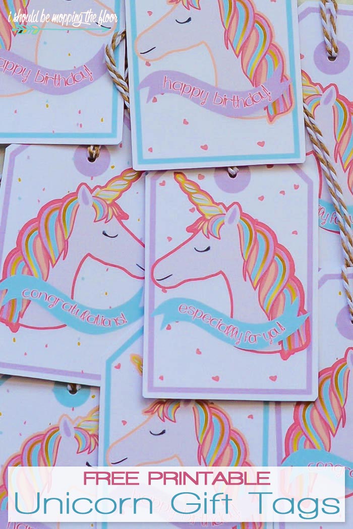 Unicorn Party Favors With Free Printable Tags