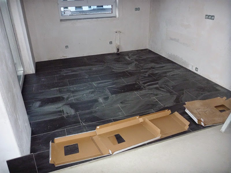 Fliesenleger: Bodenfliesen | Bautagebuch Isernhagen