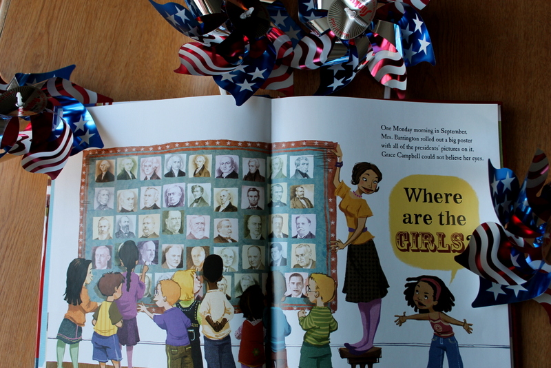 Books and Umbrellas Grace for President by Kelly S. DiPucchio & Illus