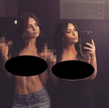 Kim kardashian emily ratajkowski topless uncensored 👉 👌 Lush