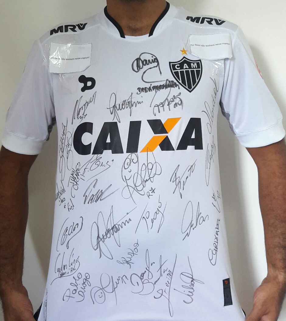 CAMISA DO GALO AUTOGRAFADA: Camisa Autografada do Galo!