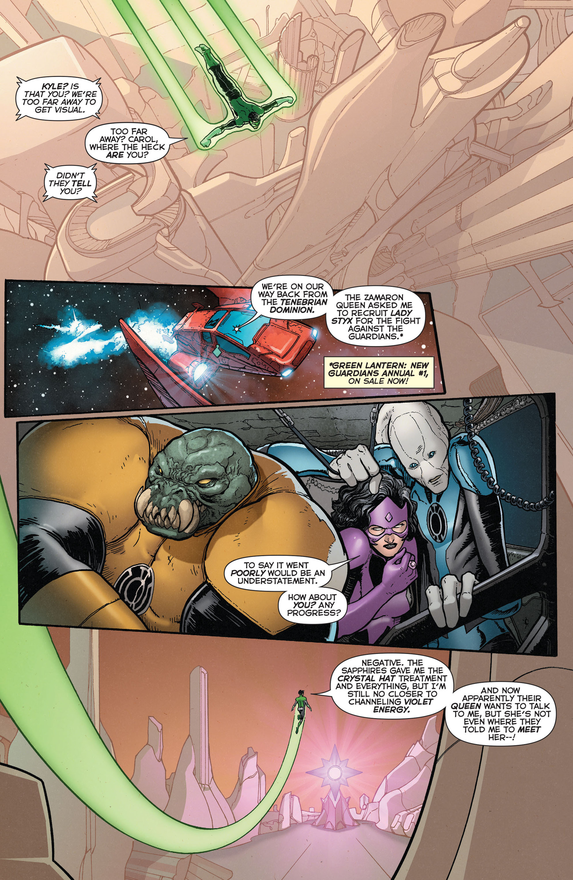 Read online Green Lantern: New Guardians comic -  Issue #16 - 6