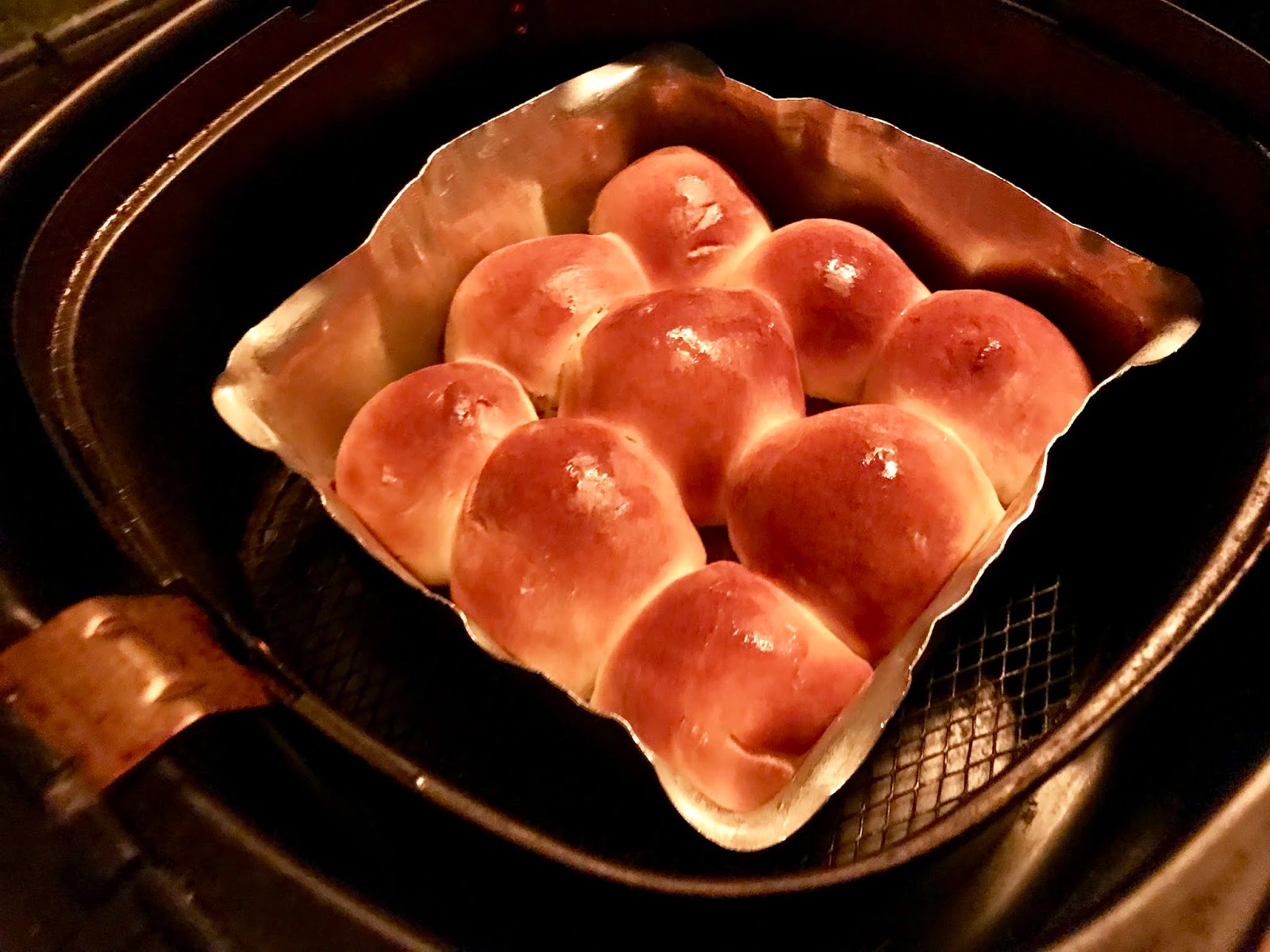 HIGHLIGHT RECIPE AIR FRYER BAKED MINI SWEET BUNS