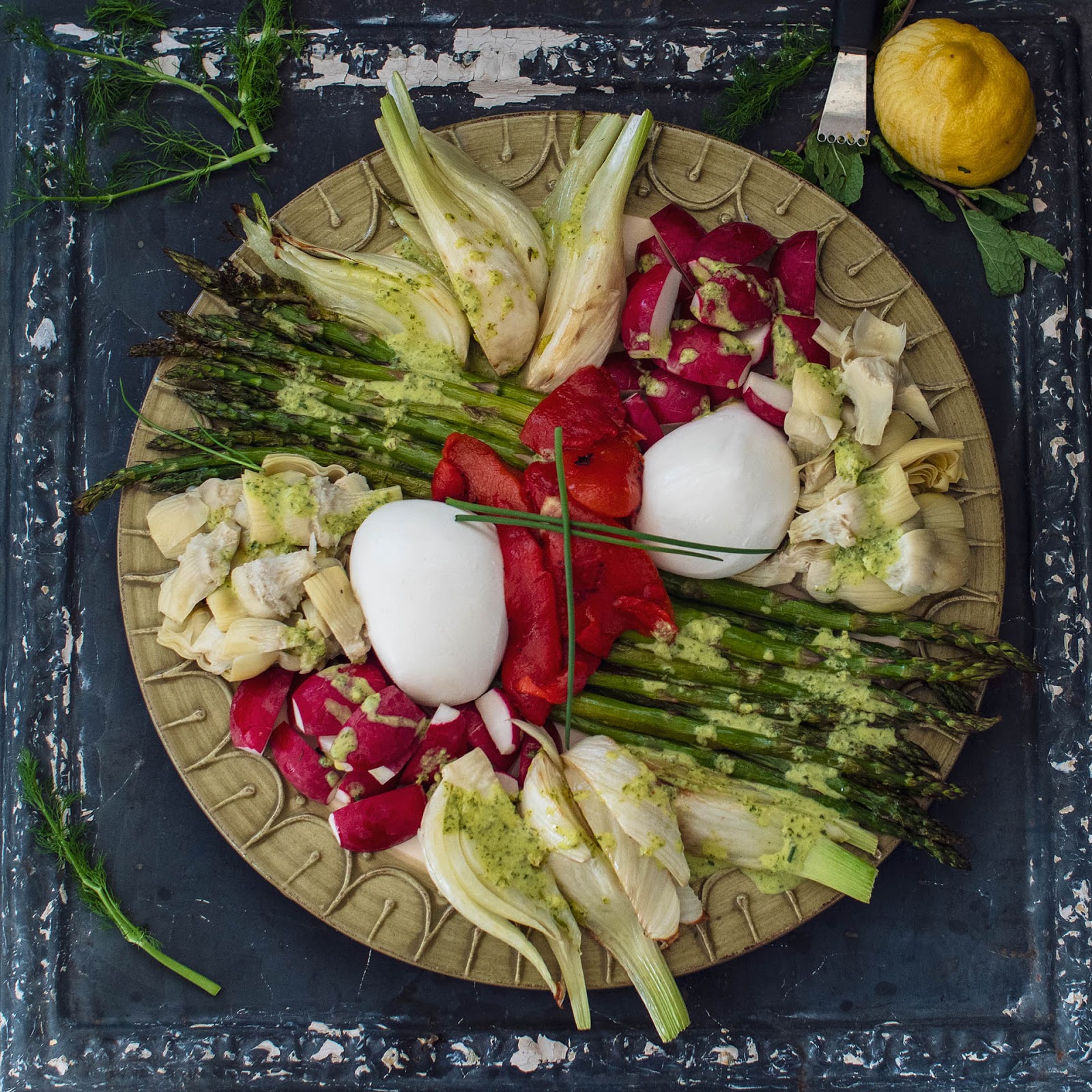 Spring Antipasto with Burrata » Local Food Rocks
