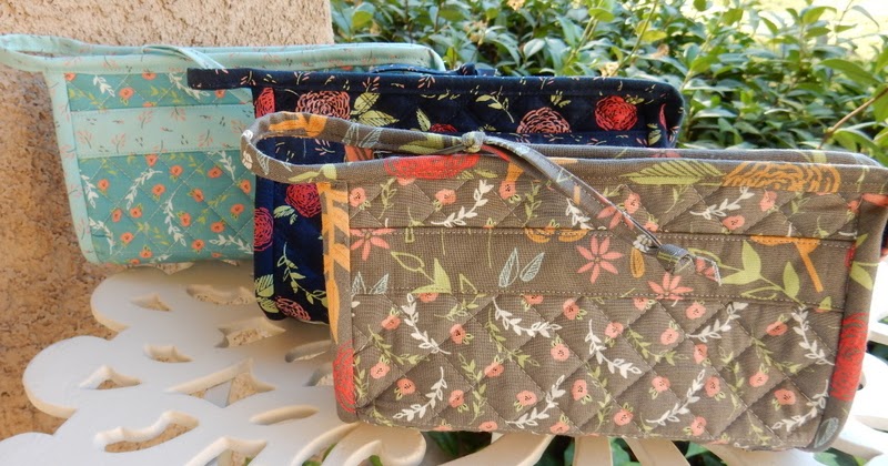 quilted green bag