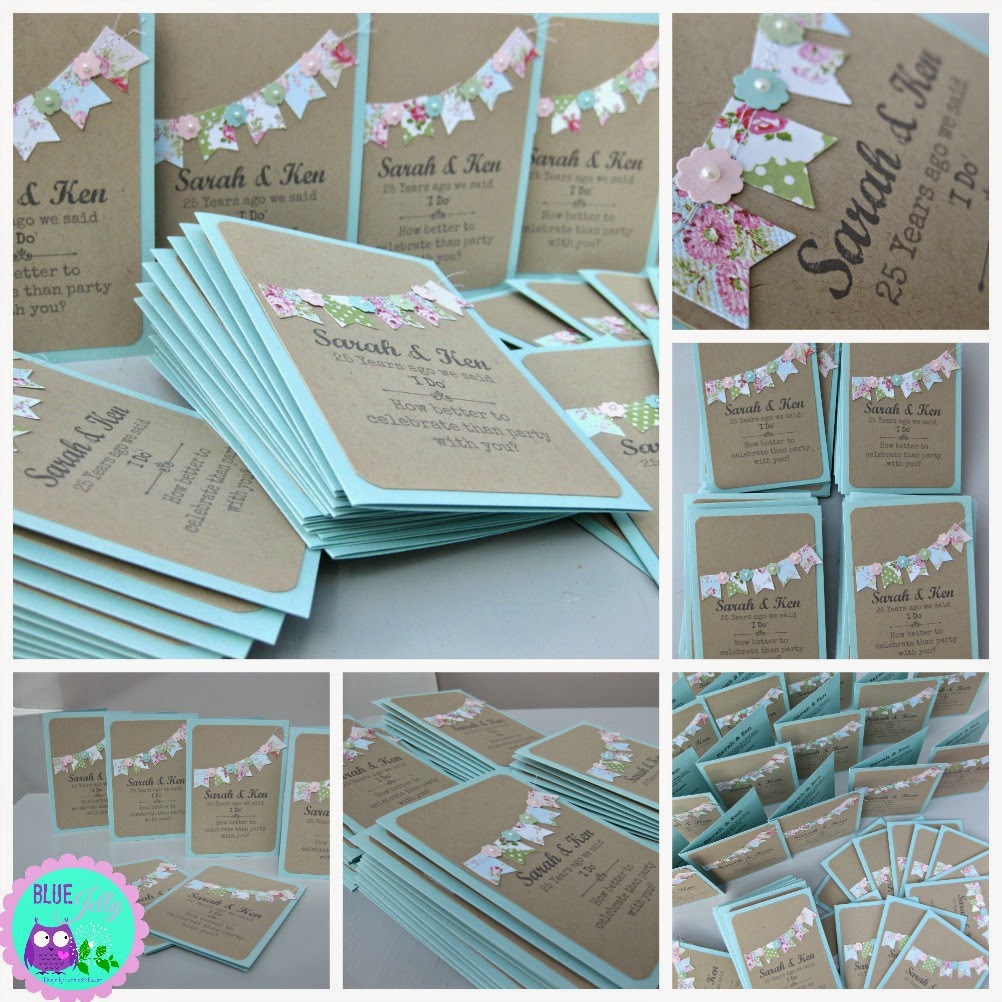 Blue Jelly Sew n So Victoria Rogers Stampin' Up! Wedding Anniversary